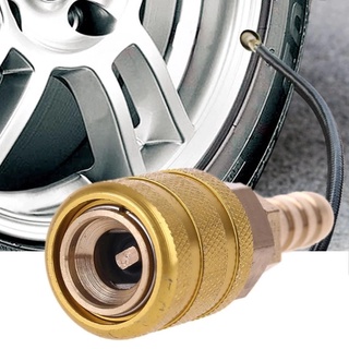 8mm 汽車輪胎氣門嘴夾泵噴嘴夾 / 實心黃銅快速連線充氣空氣卡盤 / 硬體耦合器和連接器