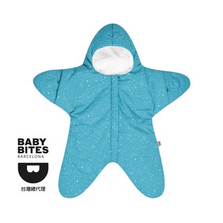 『BabyBites』西班牙鯊魚咬一口 嬰幼兒睡袋-寶石綠小海星 防踢被 / 寶寶棉被 / 睡袋