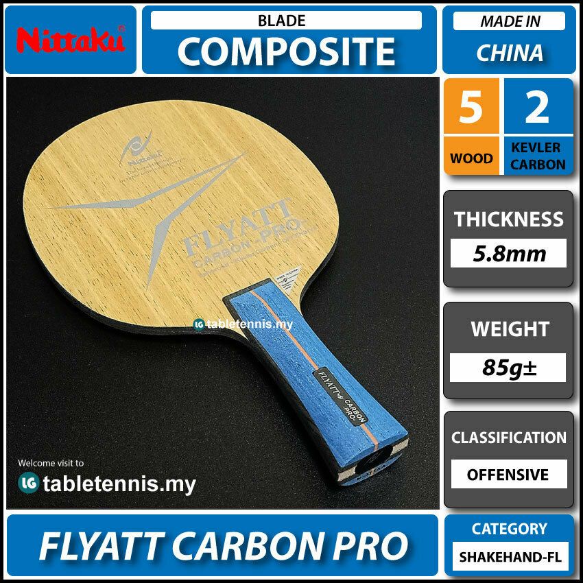 Nittaku Flyatt Hard Table Tennis Rubber Sale 