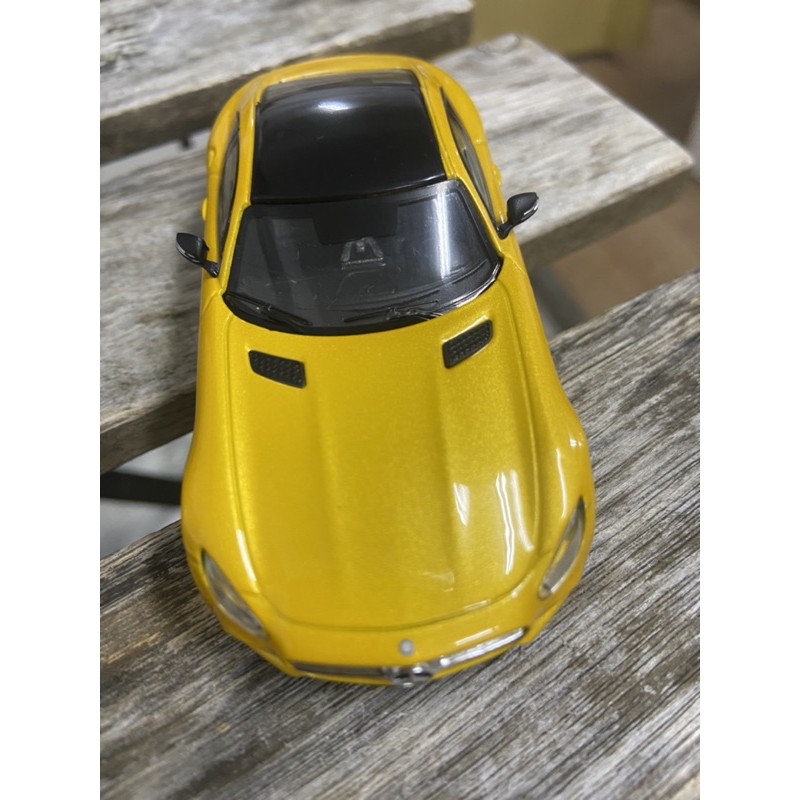 711 賓士 模型車 4號黃色 AMG GT 2015