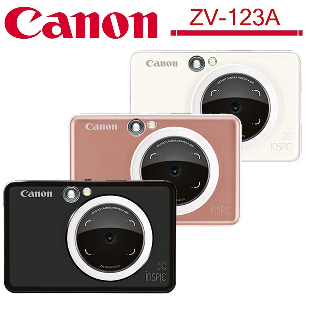Canon iNSPiC [S] ZV-123A 拍可印相機 公司貨