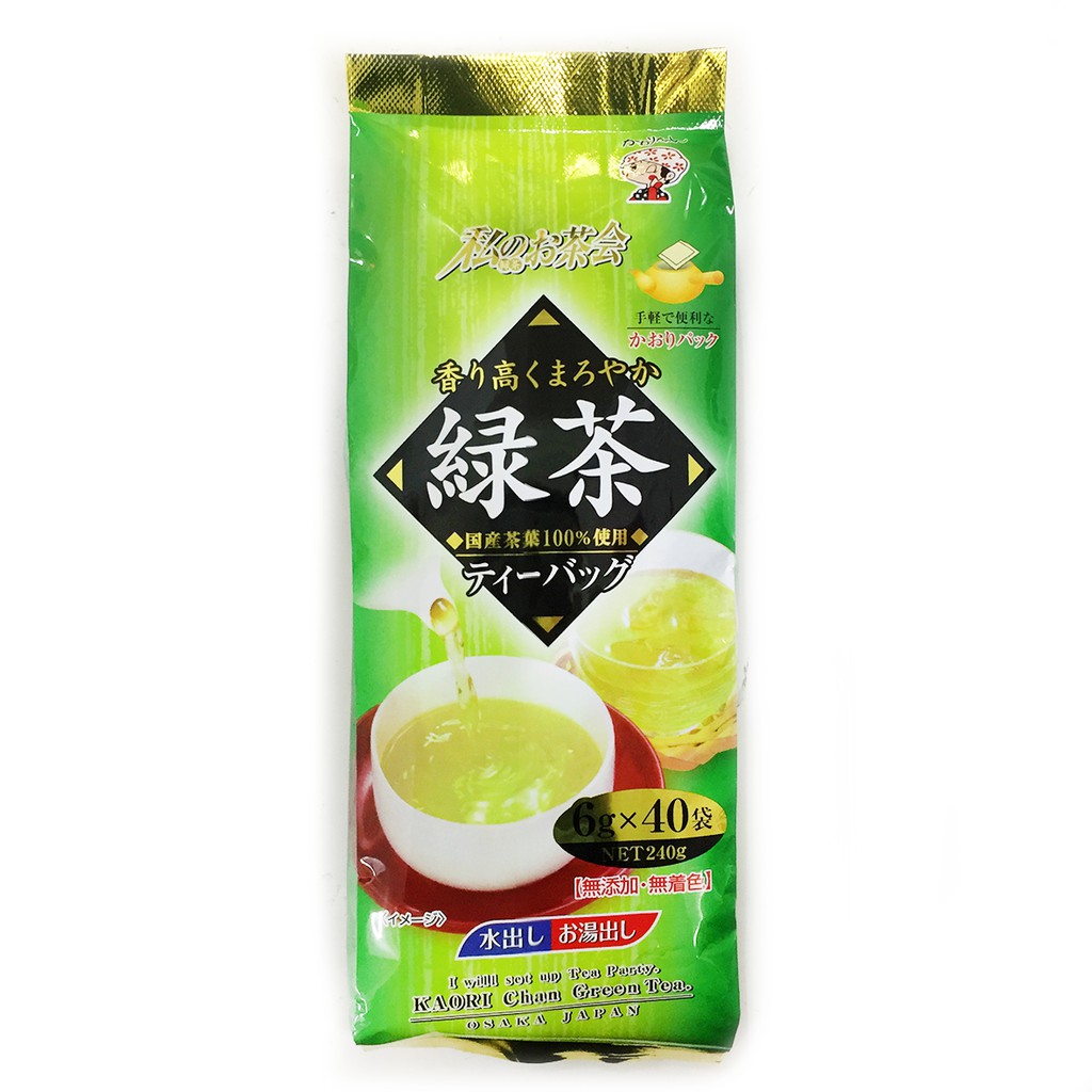 宇治德森 綠茶茶包 / 玄米茶包/焙茶 6gx40小袋