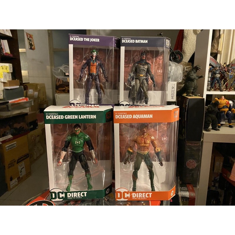 DC collectibles Essentials DCEASED活死人  7吋 蝙蝠俠 小丑 綠燈俠 水行俠 合售