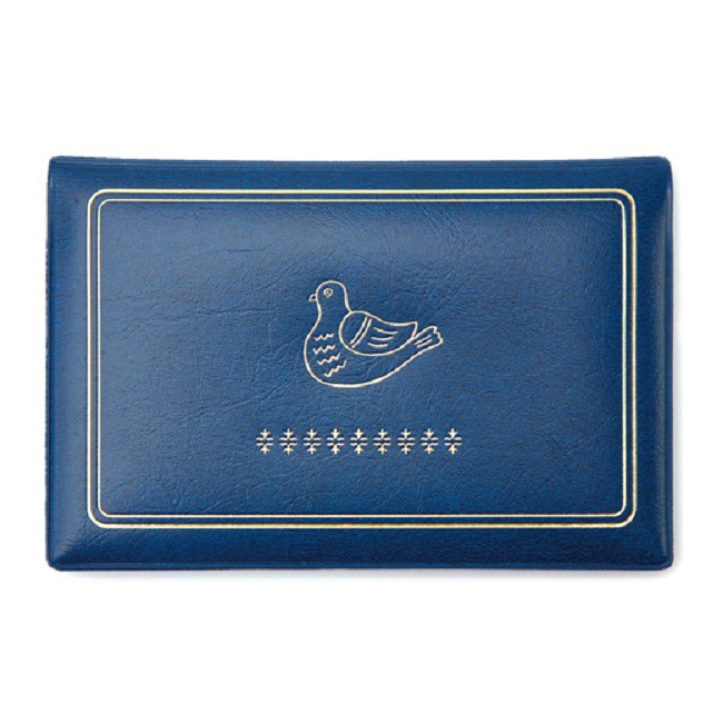 HIGHTIDE New Retro Passbook Case 存摺收納夾/ 藍 誠品