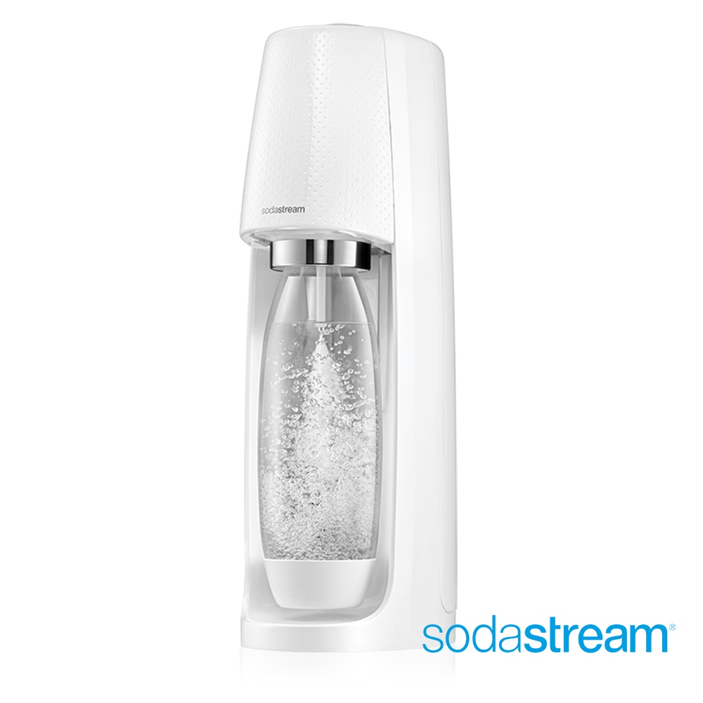 【英國 Sodastream】時尚風自動扣瓶氣泡水機Spirit-共6色《屋外生活》智慧小家電