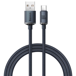 倍思Baseus 1.2m/2m/6A晶耀手機充電線 USBC/typec傳輸線智慧100w數據線榮耀/三星/小米快充線