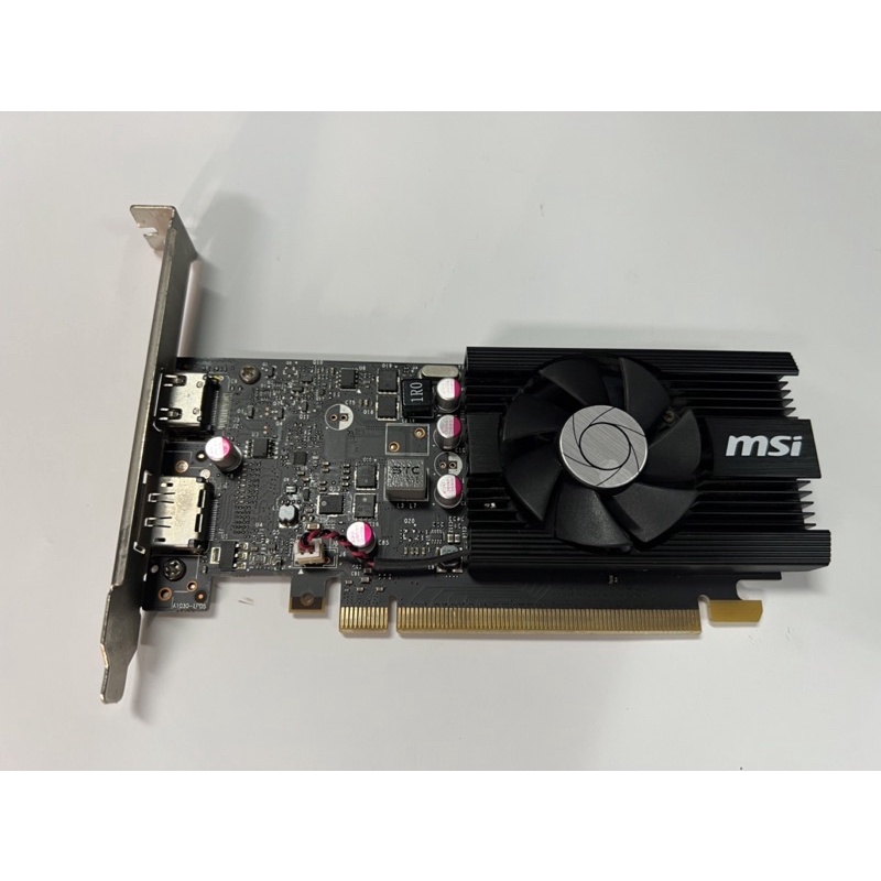 電腦雜貨店～微星 MSI GeForce GT1030 2G LP OC 顯示卡 二手良品 $1300