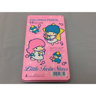 ＜採芳小舖＞Little Twin Stars Sanrio 1987 色鉛筆 Kiki&Lala 小雙星 彩色鉛筆