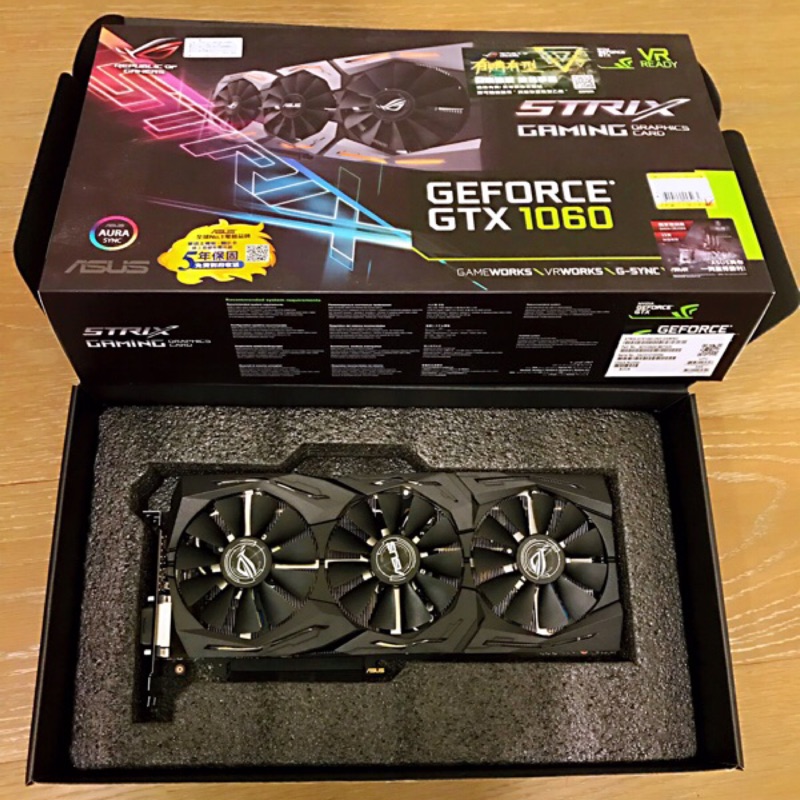 ASUS ROG Strix GeForce® GTX 1060 （二手）