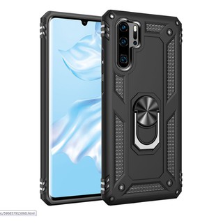 華為P30 pro軍士防摔鎧甲保護殼 Y9 2019車載CD紋指環Nova 4E支架防摔套Nova 3E