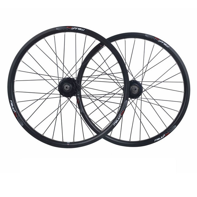 20 英寸 406 MTB 山地自行車自行車輪組輪輞 32 孔快速釋放輪轂盤式製動器輪組