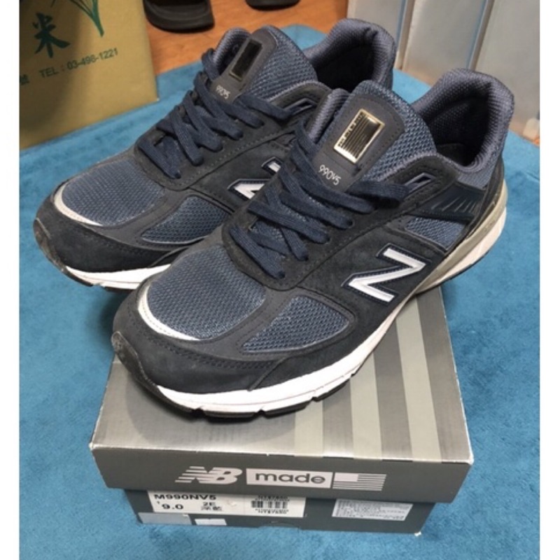 New Balance 990v5 Navy US9 2E 85%new