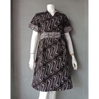 Katun 原創 Solo Batik 束腰連衣裙,採用優質棉質材料,適合工作和邀請函