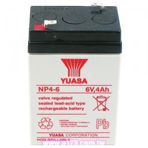 YUASA湯淺 6V4A 免保養鉛鈣電池 NP4-6