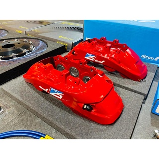 《宏沅國際》 ALCON 英國原裝進口 RC6 前大六鍛造卡鉗 + 日本原裝 BELFE 浮動碟盤