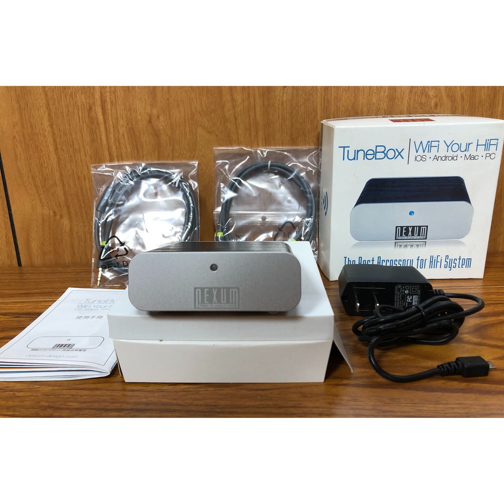 Nexum TuneBox Wi-Fi無線接收器 (DAC 解碼器/數位播放機與解碼器) (黑色)