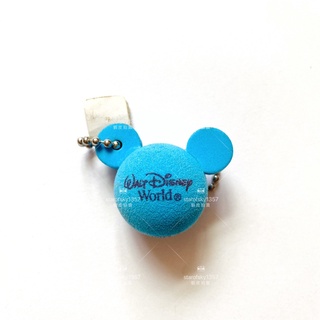disney 迪士尼 絕版 吊飾 二手 轉蛋 藍色 米奇 micky logo