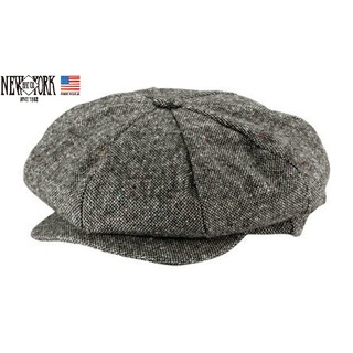 NEW YORK HAT CO. 粗花呢新聞帽-紐約帽-貝雷帽-藝術家-畫家-針織帽-表演帽-劇團RS9030