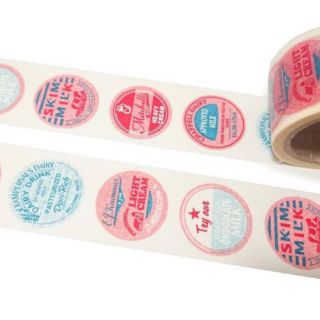 <分裝>日本 Aimez le style 紙膠帶 牛奶瓶蓋 milk cap