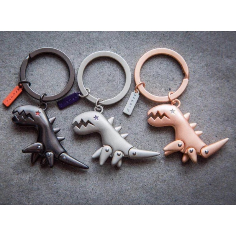 小b恐龍鑰匙扣情侶掛件agnes恐龍掛件鑰匙扣掛飾 鑰匙圈