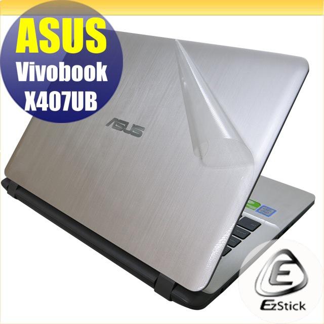 【Ezstick】ASUS X407 X407UB 二代透氣機身保護貼(含上蓋貼、鍵盤週圍貼) DIY包膜