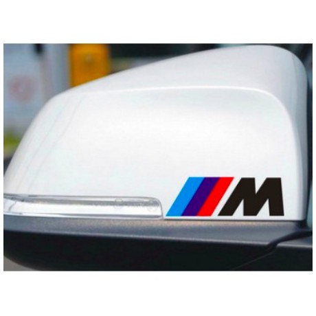 現貨（毅歐進口貿易）BMW Motorsport 後視鏡貼紙 一對裝 反光 防水 M版 後視/後照鏡 雨刷 卡鉗 320
