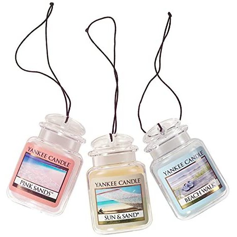 蠟燭森林 Yankee Candle 現貨 吊掛式車用芳香汽車土耳其天空 仲夏之夜 海灘漫步 粉紅沙灘 蝦皮購物