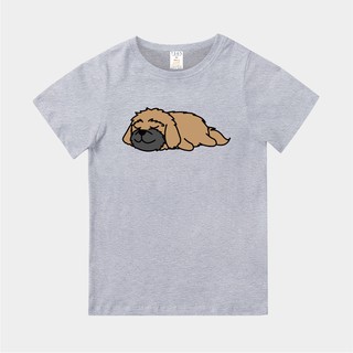 T365 MIT 親子裝 T恤 童裝 情侶裝 T-shirt 短T 慵懶 趴趴 狗狗 汪星人 毛小孩 DOG 西施犬