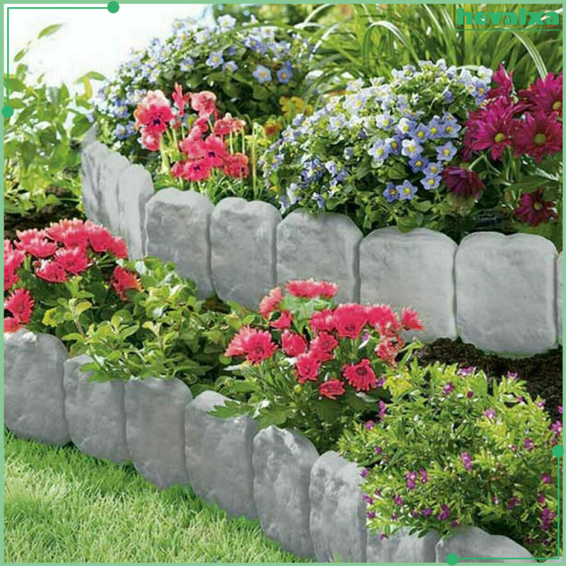 10pcs柔性植物花園邊框花壇邊緣柵欄石裝飾錘用於景觀互鎖草坪木樁草圍護diy格子 蝦皮購物