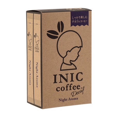 ¥武藏本舖¥(現貨+預購)日本製『超低咖啡因』INIC咖啡Night Aroma Decaf(30條包裝)