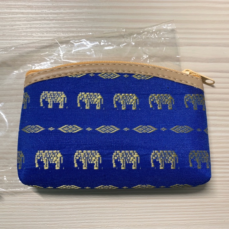 泰國藍色大象小零錢包
