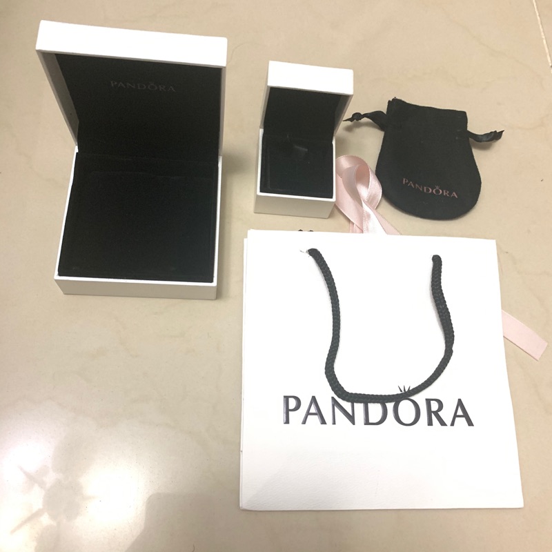 現貨專櫃公司貨  Pandora 潘朵拉 珠寶盒 手環盒 串珠盒 項鍊盒 飾品盒 提袋 配件區 包裝