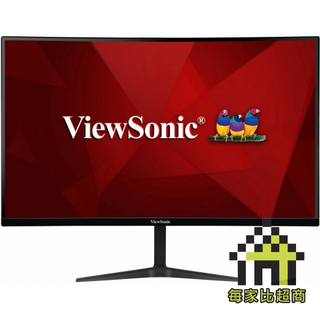 優派 VX2718-PC-MHD 180Hz 27型 1500R 曲面電競螢幕 1ms極速 內建喇叭 【每家比】