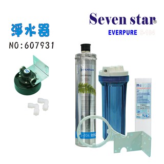 EverpureS104綜合淨水器  304不銹鋼鵝頸龍頭 貨號 607931 Seven star淨水網