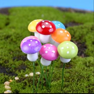 【樂窩】裝飾擺件 蘑菇/香菇 多肉植物 微景觀 組盆 花插 保麗龍 DIY (台灣現貨)
