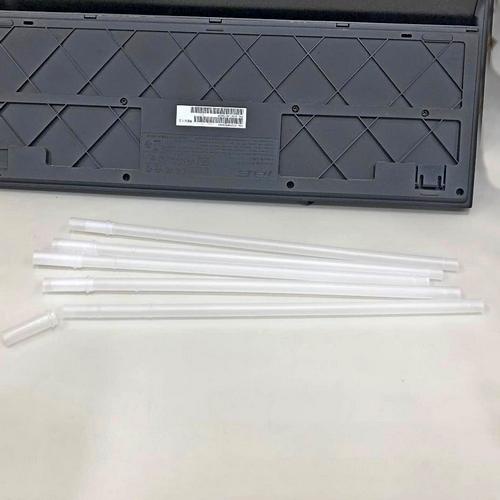 塑膠白色套管  環保吸管套  可配合玻璃管使用