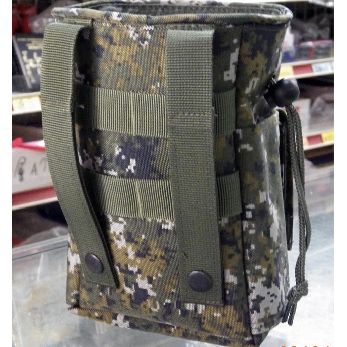 國軍小彈匣回收袋 ｢數位迷彩｣｣、 ｢虎斑迷彩｣、｢黑色｣腰包 雜物袋 手機袋 板凳背包外掛袋 台灣製造