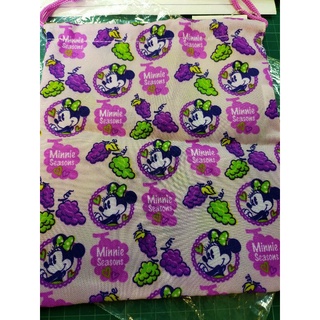 迪士尼樂園商品 米妮 disney 葡萄 紫色 束口袋 收納袋 小包包