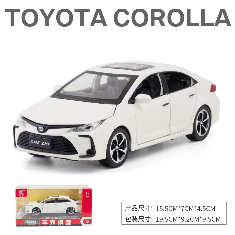 現貨 模型車altis 豐田toyota Corolla 聲光迴力車1 32 合金模型汽車阿提斯gr 蝦皮購物