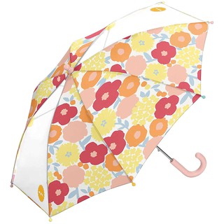 日本 wpc. w054 克拉拉花朵 兒童雨傘 透明視窗 安全開關傘