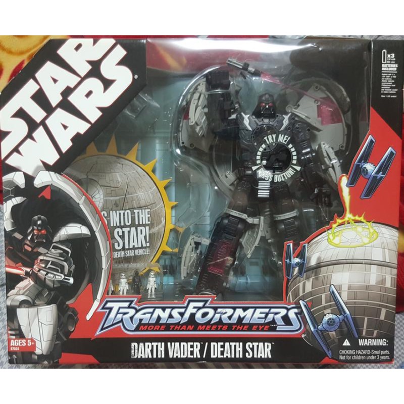變形金剛 Transformers 星際大戰 死星 黑武士 Death Star Darth Vader 絕地大反攻