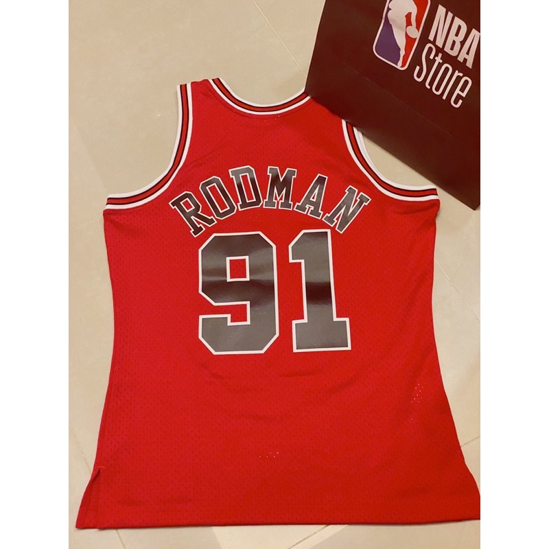 球迷版公牛隊Dennis Rodman NBA球衣 M號