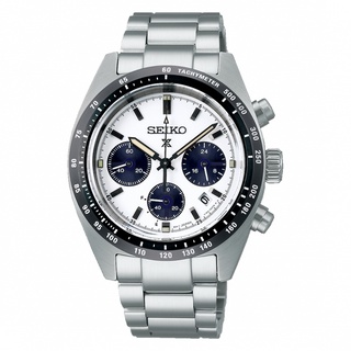 SEIKO 精工 PROSPEX SpeedTimer 太陽能三眼鋼帶男錶 熊貓39mm 三款可選(SSC813P1)