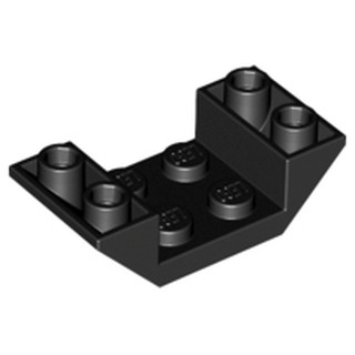 樂高 Lego 黑色 4x2 雙邊 反向 斜面磚 4871 Black Slope Inverted 45 Double