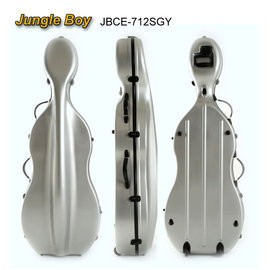 亞洲樂器 大提琴盒 Jungle Boy JBCE-712SGY 4/4／複合碳纖盒／銀灰色  金色 3.5gk