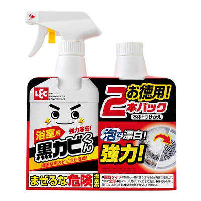 日本製  黑霉君 強力除霉 泡泡噴劑+補充超值組 LEC 共800ml