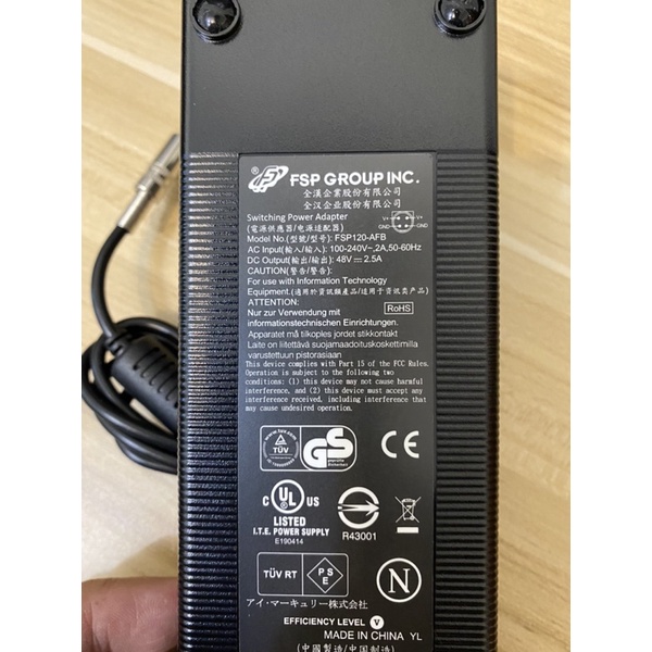 FSP 全漢 變壓器 48V 2.5A 電源供應器 poe電源