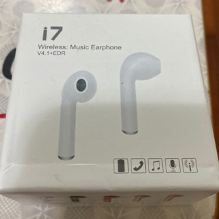 i7藍芽耳機 單耳 全新