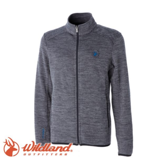 【Wildland 荒野 男款 雙色輕量保暖外套《深灰》】0A52616/內刷毛/對折帶設計/輕量保暖/悠遊山水