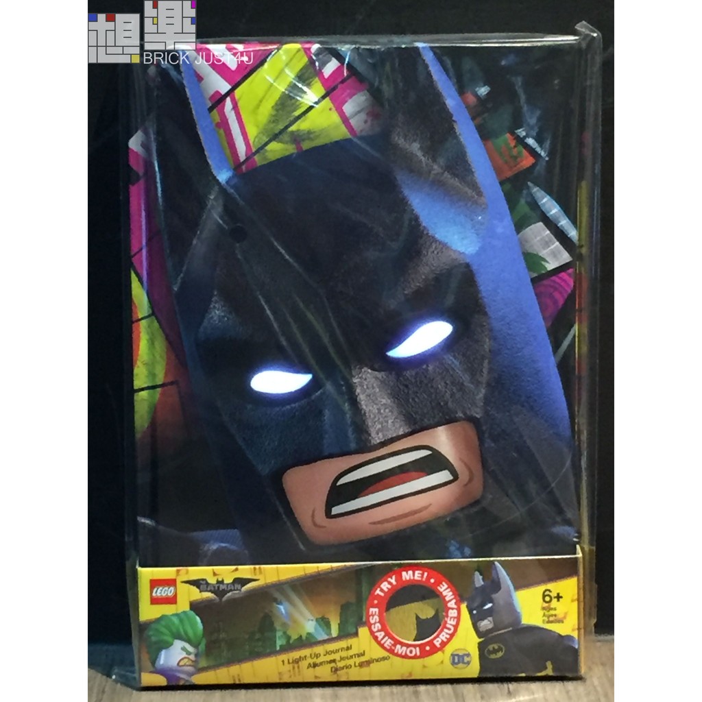 ［想樂］『文具』全新 樂高 LEGO 文具 蝙蝠俠LED燈筆記本 Batman led notebook